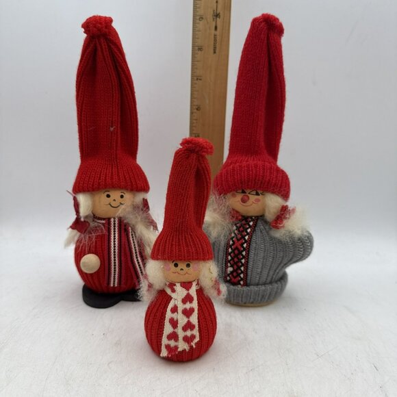 Ljungstroms Swedish Tomte Santa #8268 Christmas Elf Red Tall Hat Scandinavian 3 - Picture 1 of 10